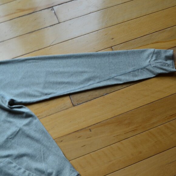 Quince Flowknit Pullover Hoodie US XS Women Heather Aloe - Picture 3 of 11